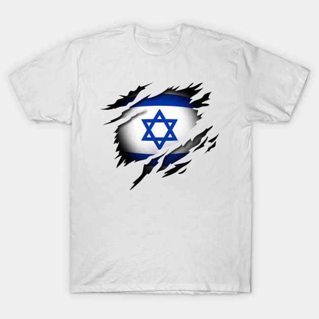 Israel in the Heart T-Shirt by HappyGiftArt